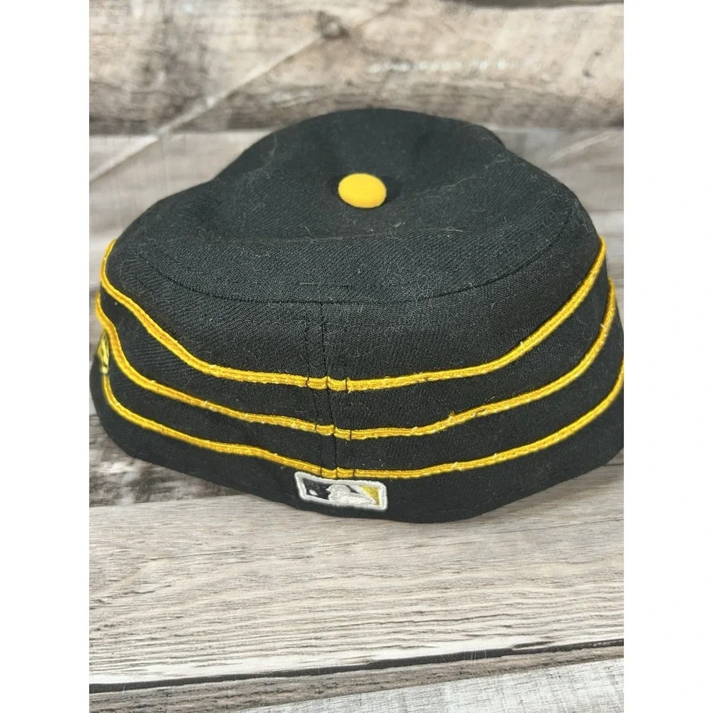 Pittsburgh Pirates New Era Alternate Throwback‎ Pillbox Fitted Hat Size 6 3/8